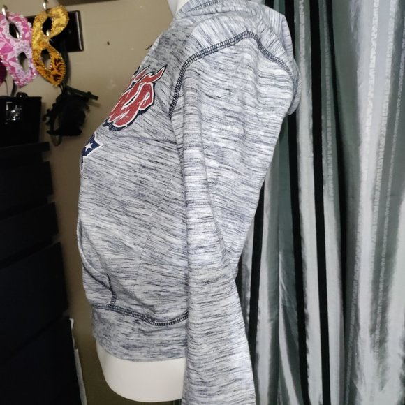 NFL Team Apparel "New England Patroits" Jacket with Hood - Picture 5 of 7